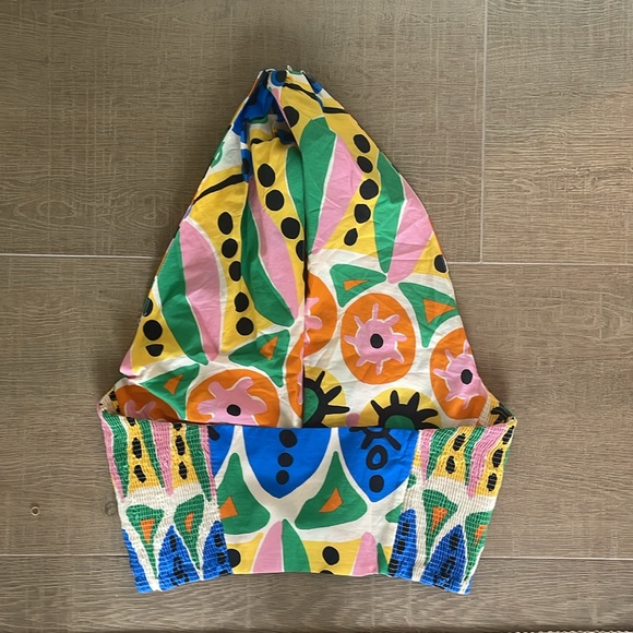 Zara multi-colored halter top - Picture 2 of 3